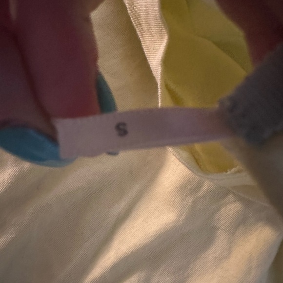 Kimchi Blue Light Yellow Ruffle Sleeve Tee - Picture 3 of 5